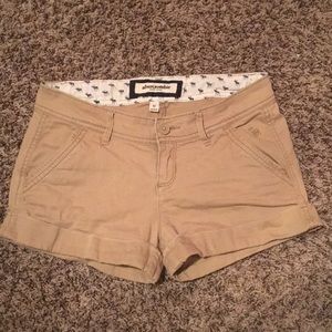Khaki summer shorts